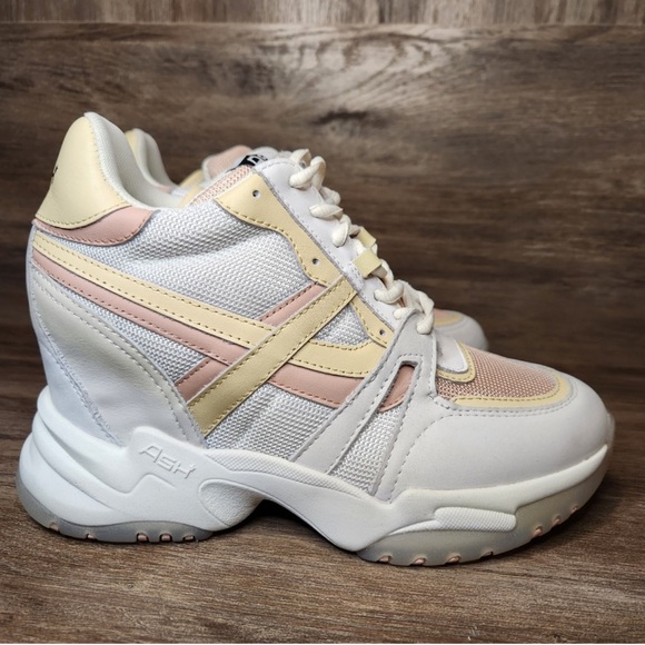 Ash Shoes - ASH Sneakers Intense White / Vangilia / Pink Salt Women’s US 6 EU 36